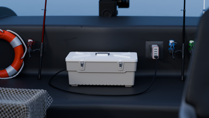 Tackle In A Box™ | UV Charging Tackle Box for Glow Lures, Flashers, Flies & More!